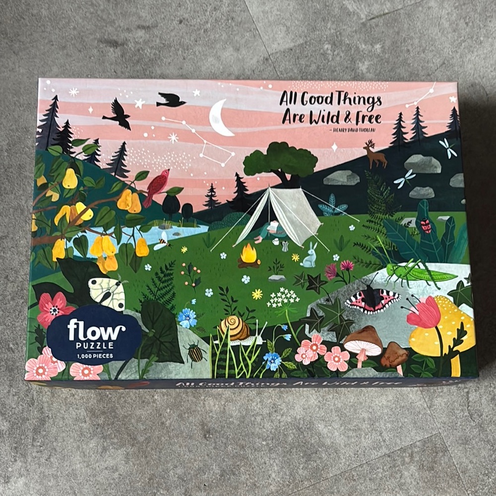 All Good Things Are Wild & Free Flow Puzzle - 1,000 Pieces